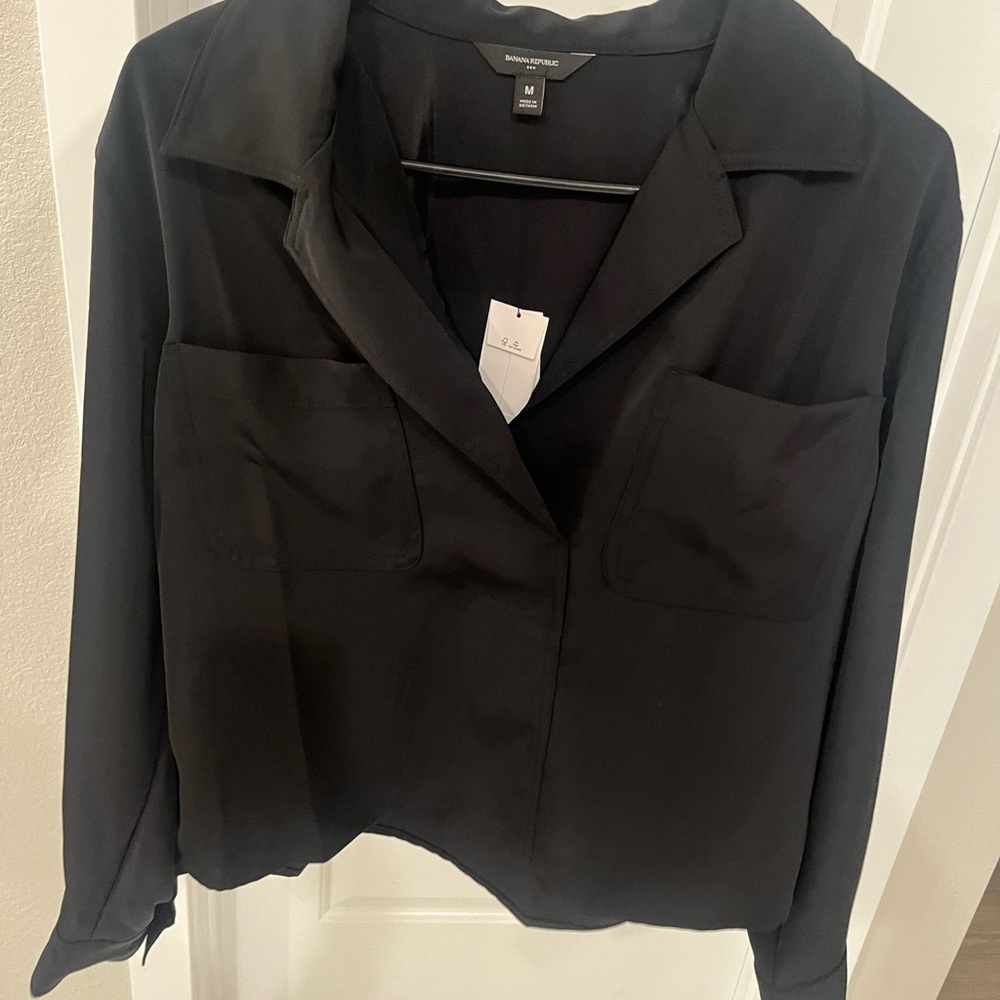 Banana Republic Black Blouse